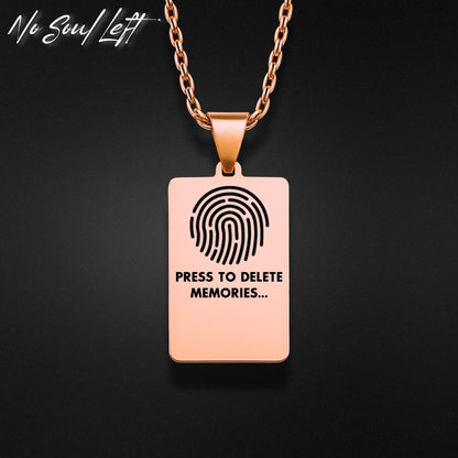 Press to delete - Halskette